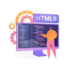 HTML cartoon