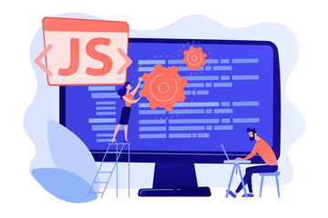 JavaScript cartoon